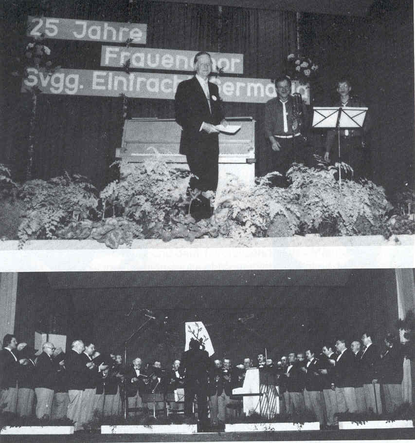 Jubiläumskonzert am 12. März 1988